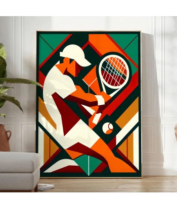 Affiche Vintage Tennis Economisez 