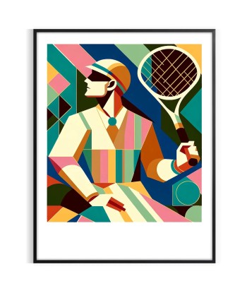 Affiche Tennis Rétro des créatures d'habitude