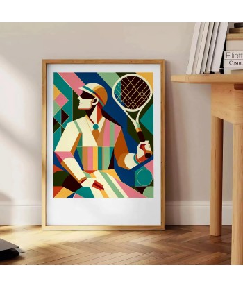 Affiche Tennis Rétro des créatures d'habitude