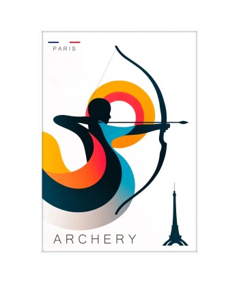 Affiche Tir L'Arc Paris Affiche Dans la société mordern