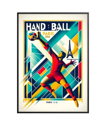 Affiche Handball Affiche Paris paiement sécurisé