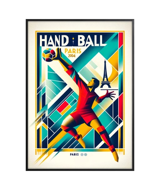 Affiche Handball Affiche Paris paiement sécurisé