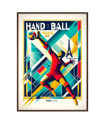 Affiche Handball Affiche Paris paiement sécurisé