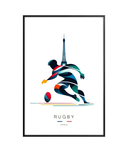 Affiche Rugby Paris Affiche 2 plus qu'un jeu 