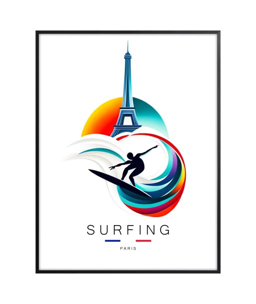 Surf Affiche Paris Affiche 2 en linge