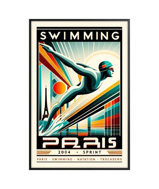 Affiche Natation Affiche Paris de la marque