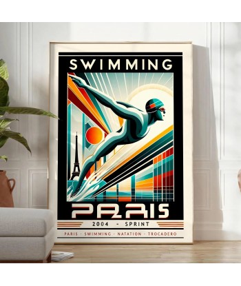 Affiche Natation Affiche Paris de la marque