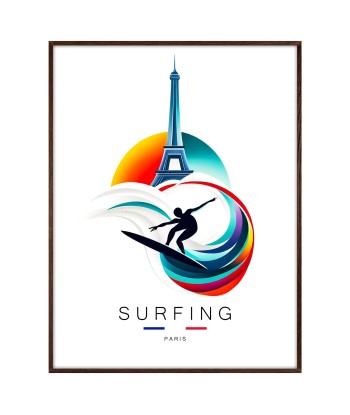 Surf Affiche Paris Affiche 2 en linge