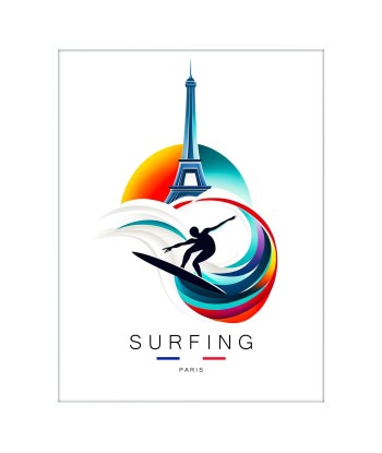 Surf Affiche Paris Affiche 2 en linge