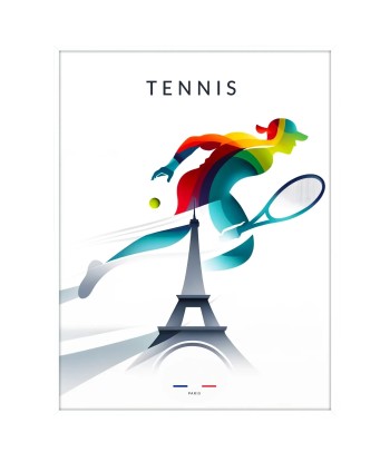 Affiche Tennis Affiche Paris solde