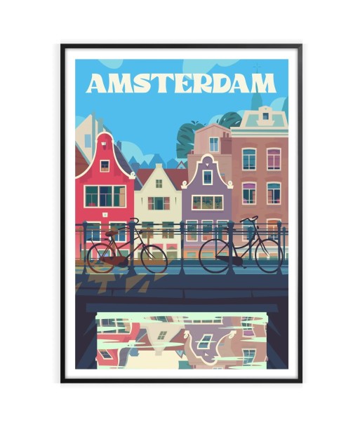 Affiche Amsterdam français