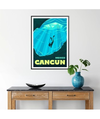 Affiche Voyage Affiche Cancun pas chere