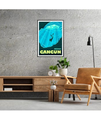 Affiche Voyage Affiche Cancun pas chere