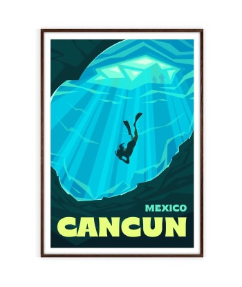 Affiche Voyage Affiche Cancun pas chere