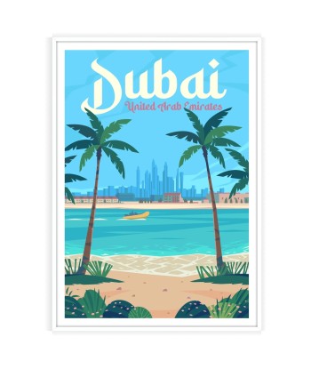 Affiche Voyage Affiche Dubaï de votre