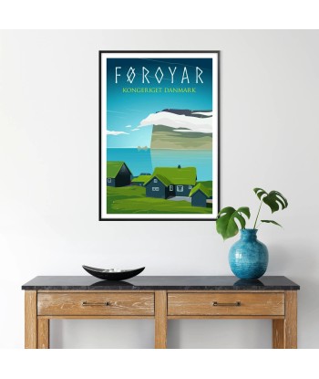 Foroyar Poster Danmark Voyage Affiche destockage