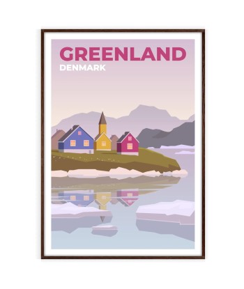 Groenland Poster Danemark Voyage Affiche vente chaude votre 