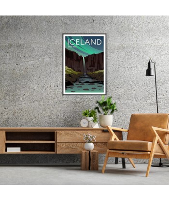 Affiche Voyage Affiche Islande Par le système avancé 