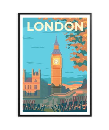 Affiche Voyage D’Affiche Londres soldes