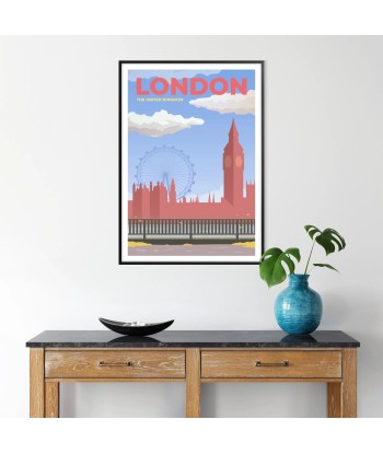 Affiche Voyage Affiche Londres solde