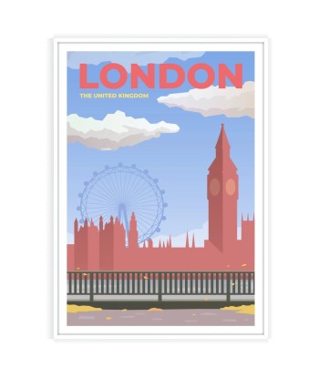 Affiche Voyage Affiche Londres solde