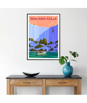 Affiche Chutes Niagara Paris Déstockage Promo