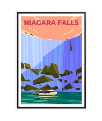 Affiche Chutes Niagara Paris Déstockage Promo