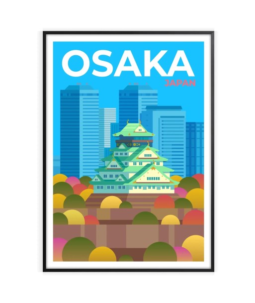 Osaka Affiche Japon Affiche Voir les baskets