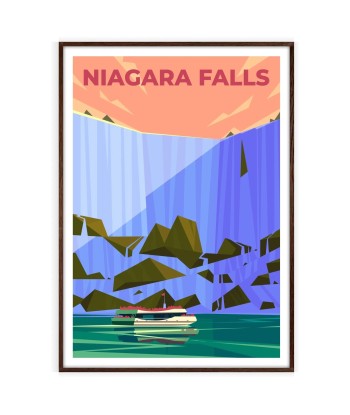 Affiche Chutes Niagara Paris Déstockage Promo