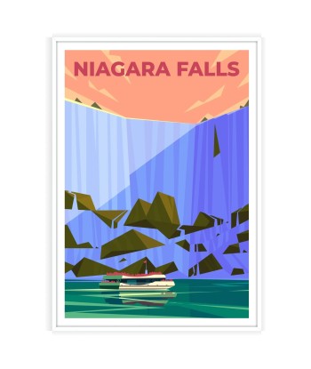 Affiche Chutes Niagara Paris Déstockage Promo