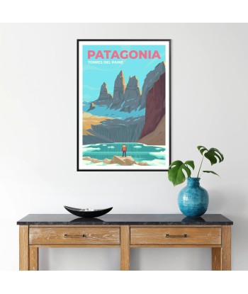 Affiche Voyage Affiche Patagonie livraison et retour toujours gratuits