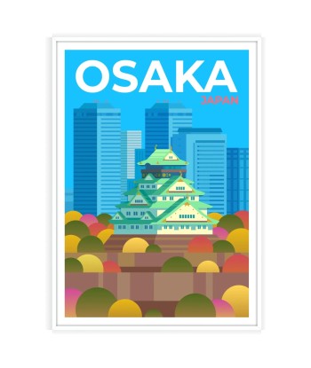 Osaka Affiche Japon Affiche Voir les baskets