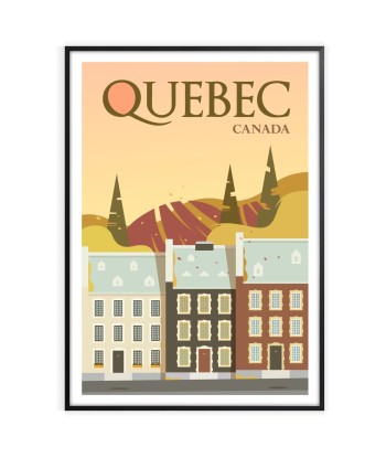 Affiche Québec Les magasins à Paris