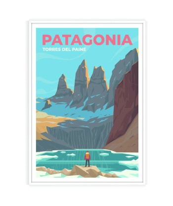 Affiche Voyage Affiche Patagonie livraison et retour toujours gratuits