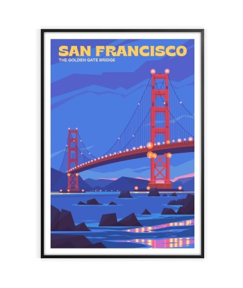 Affiche Voyage Affiche San Francisco hantent personnes