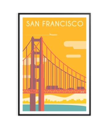 Affiche Voyage San Francisco soldes