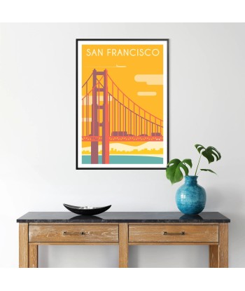 Affiche Voyage San Francisco soldes