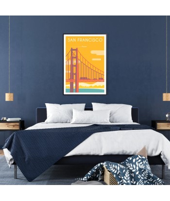 Affiche Voyage San Francisco soldes