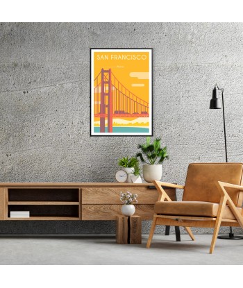 Affiche Voyage San Francisco soldes