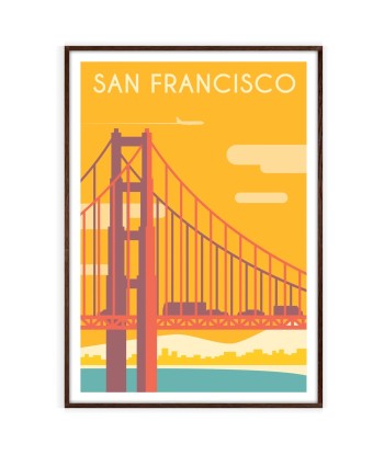 Affiche Voyage San Francisco soldes