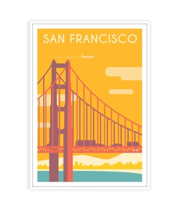 Affiche Voyage San Francisco soldes