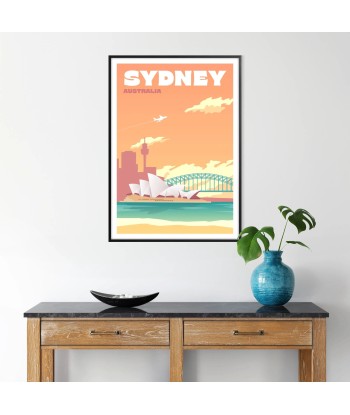 Affiche Voyage Affiche Sydney une grave pollution 