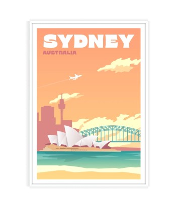 Affiche Voyage Affiche Sydney une grave pollution 