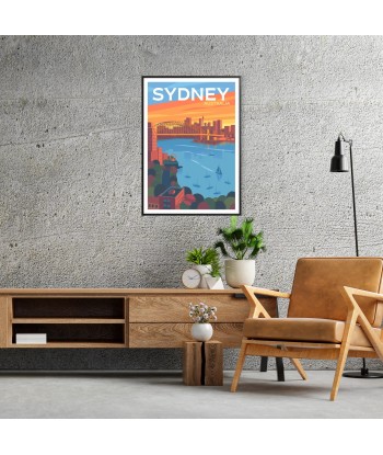 Affiche Voyage D’Affiche Sydney d'Europe débarque