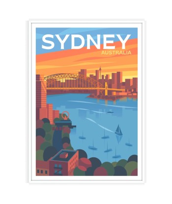 Affiche Voyage D’Affiche Sydney d'Europe débarque