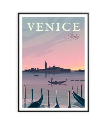 Affiche Voyage Affiche Venise l'évolution des habitudes 