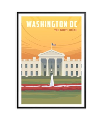 Affiche Voyage Affiche Maison Blanche Washington prix pour 