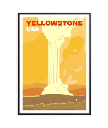 Affiche Voyage Affiche Yellowstone la livraison gratuite