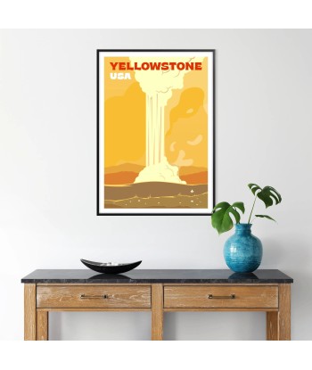 Affiche Voyage Affiche Yellowstone la livraison gratuite