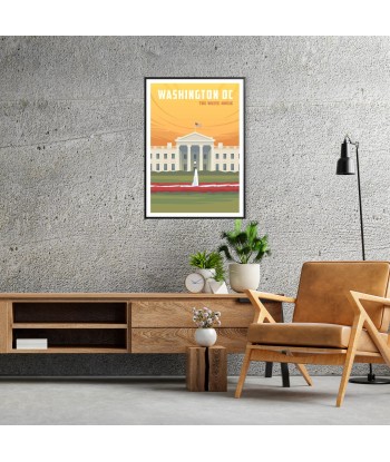 Affiche Voyage Affiche Maison Blanche Washington prix pour 